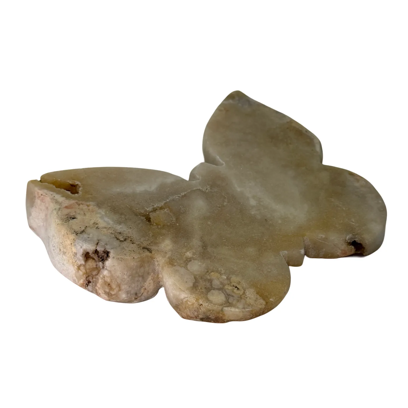 Roze amethist vlinder – gepolijst en ruw 1,3 kg