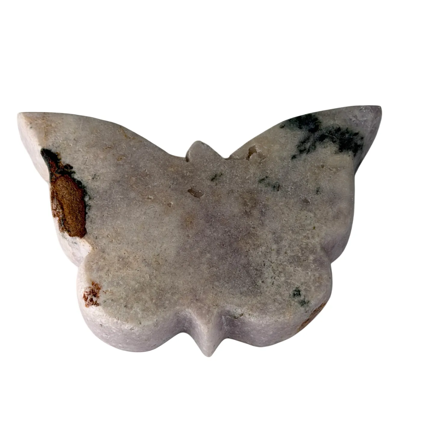 Roze amethist vlinder – geslepen en gepolijst