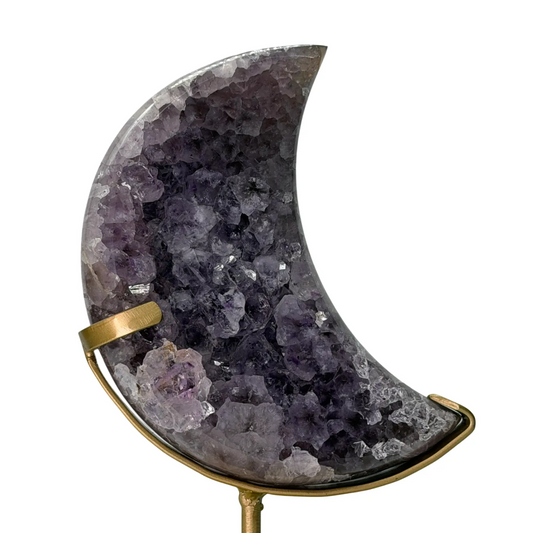 Amethist Maan op Standaard - 1,7 kg - 24 cm