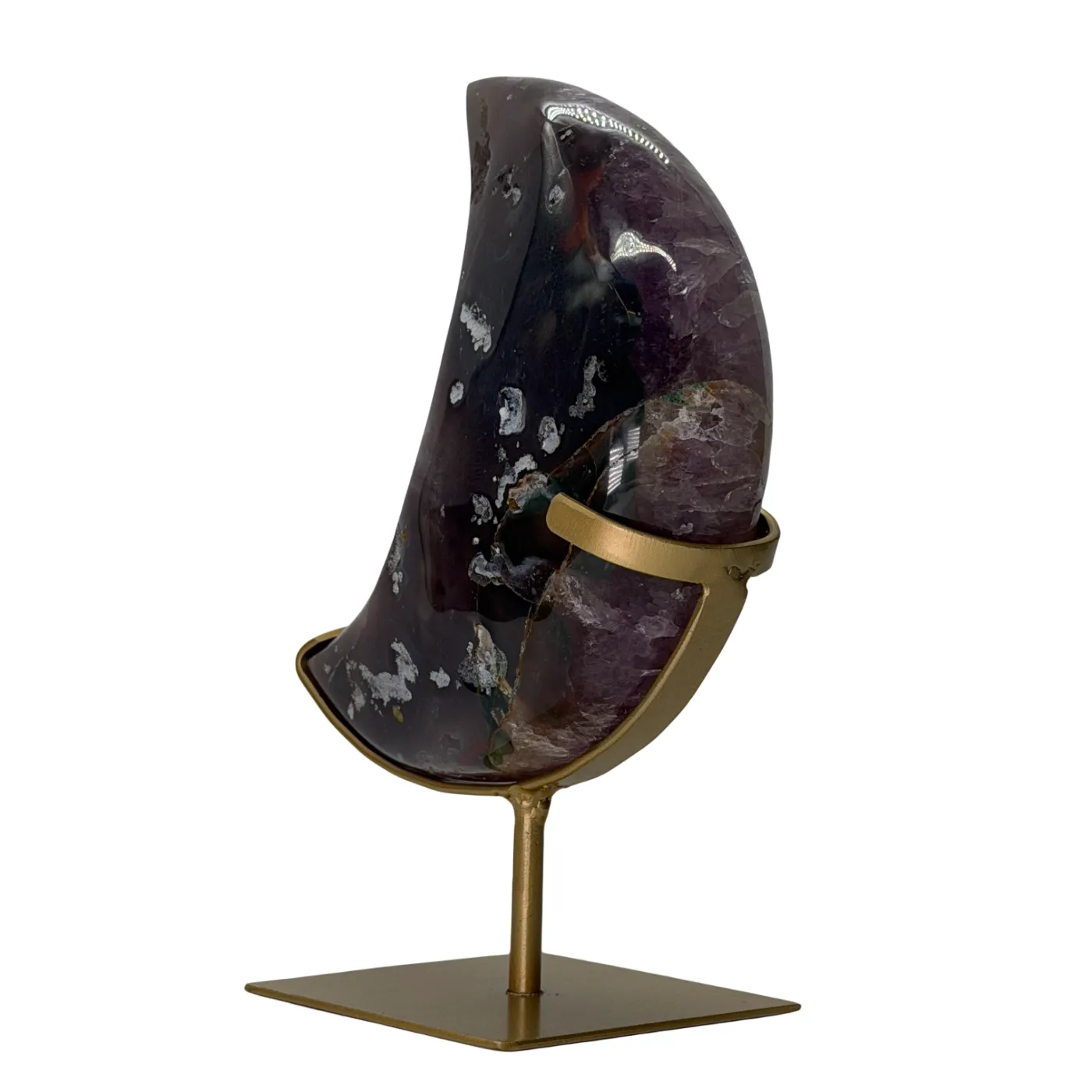 Amethist Maan op Standaard - 1,7 kg - 24 cm