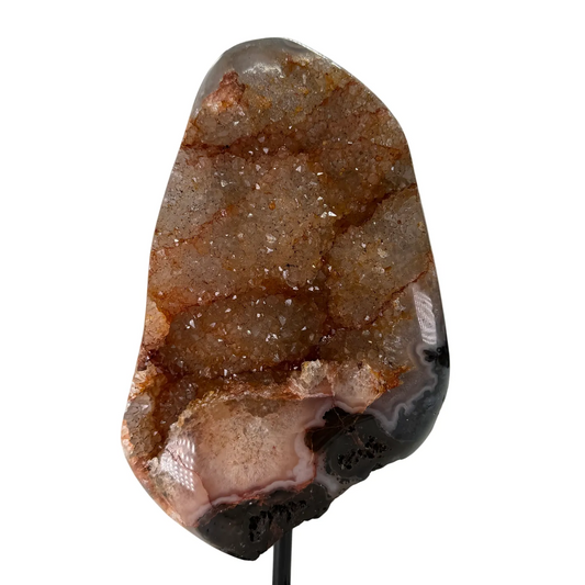 Prachtige agaat rots op standaard - #29