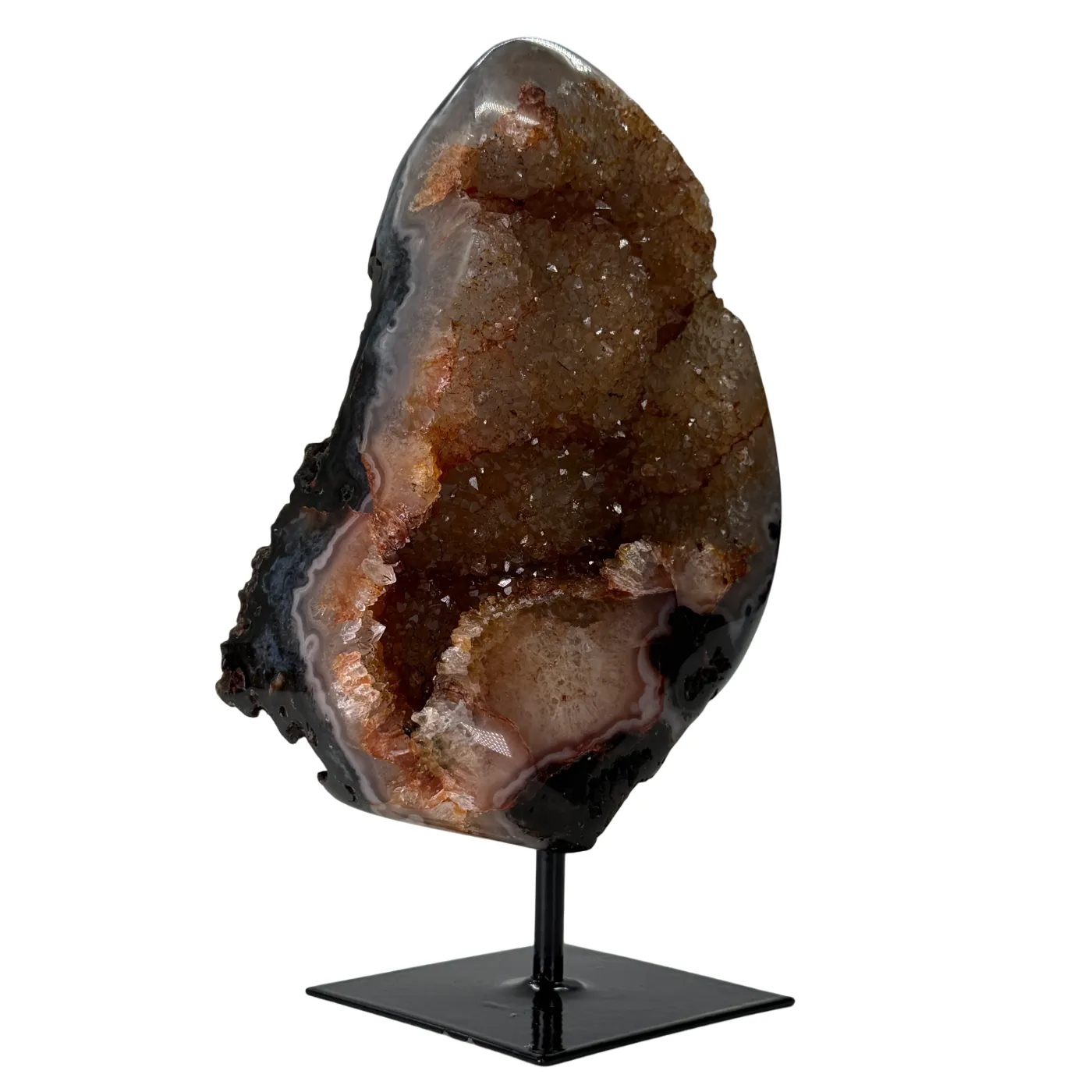Prachtige agaat rots op standaard - #29