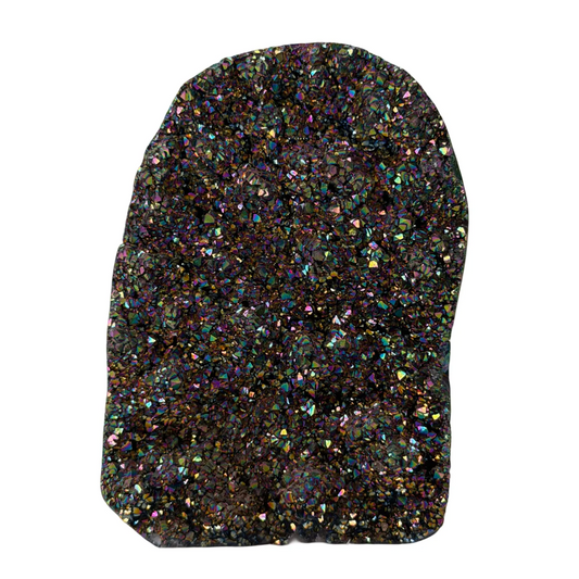 Kleine titanium rainbow kwarts