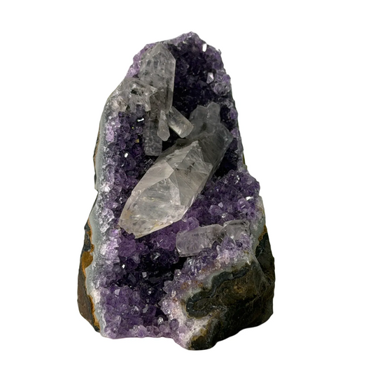 Unieke kleine amethist met bijzondere vorming