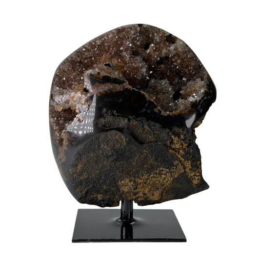 Kleine rots agaat op standaard – Brazilië