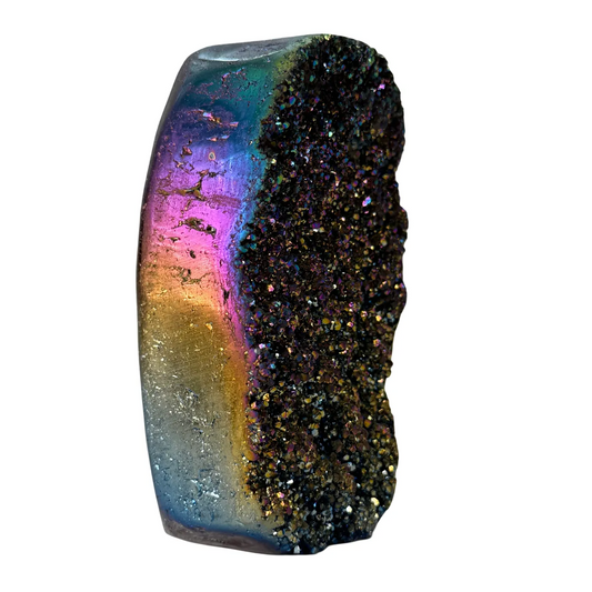 Kleine titanium rainbow kwarts