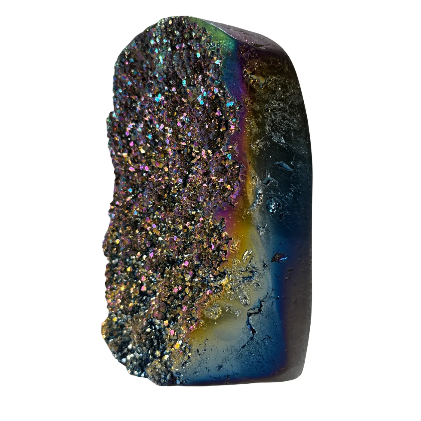 Kleine titanium rainbow kwarts