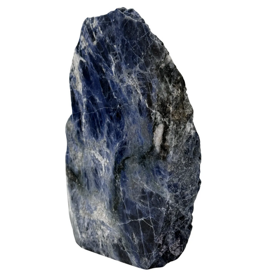 Fluorite verte - brute et polie - base taillée - 19 cm #1