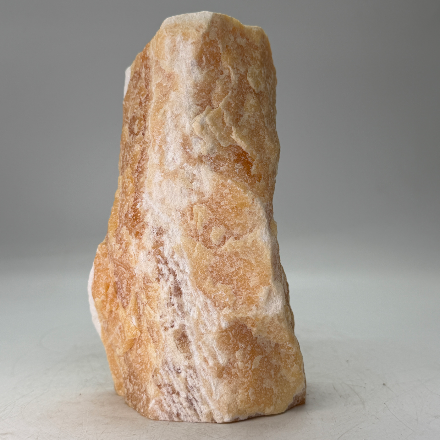 Oranje Calciet Cut Base – Gepolijst & Ruw Edelsteen Decoratie - 2,6 kg