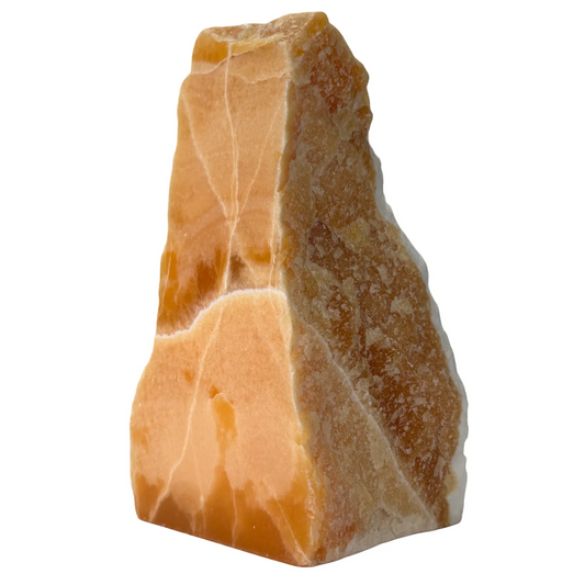 Oranje Calciet Cut Base – Gepolijst & Ruw Edelsteen Decoratie - 2,9 kg