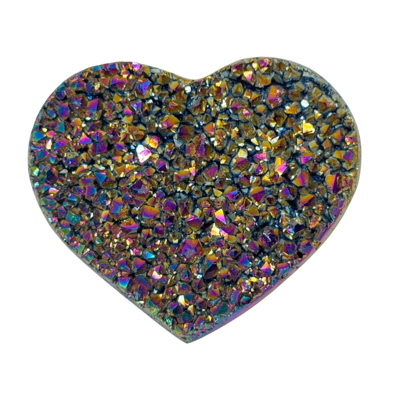 Titanium Rainbow van kwarts hartje #1