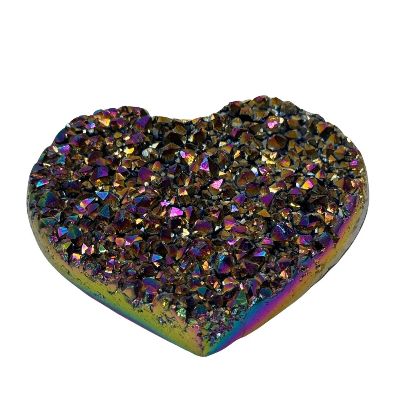 Titanium Rainbow van kwarts hartje #1