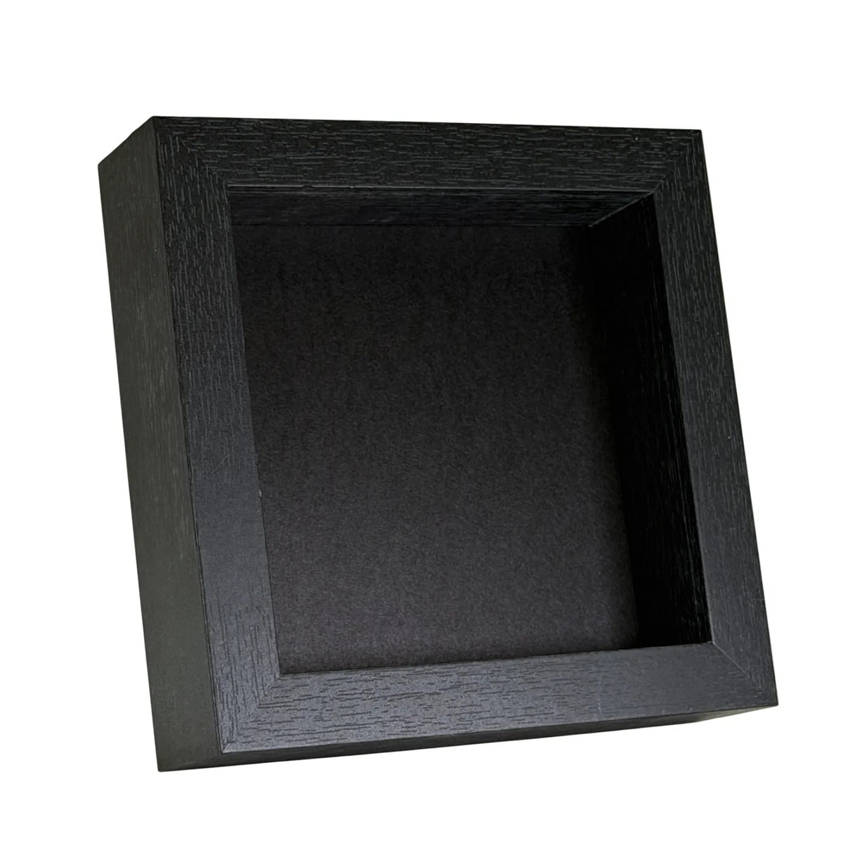 Cadre profond 16x16x4,5 cm avec Passe Partout blanc