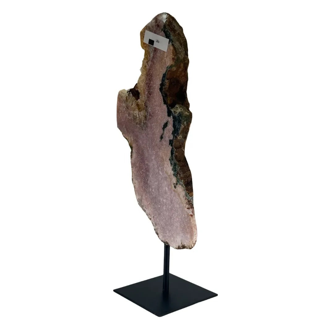 Roze amethist slab op standaard – Brazilië