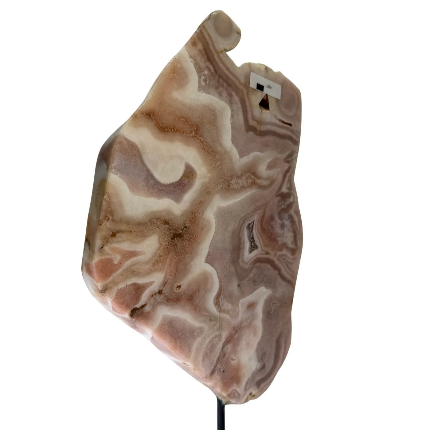 Roze amethist slab op standaard – Brazilië