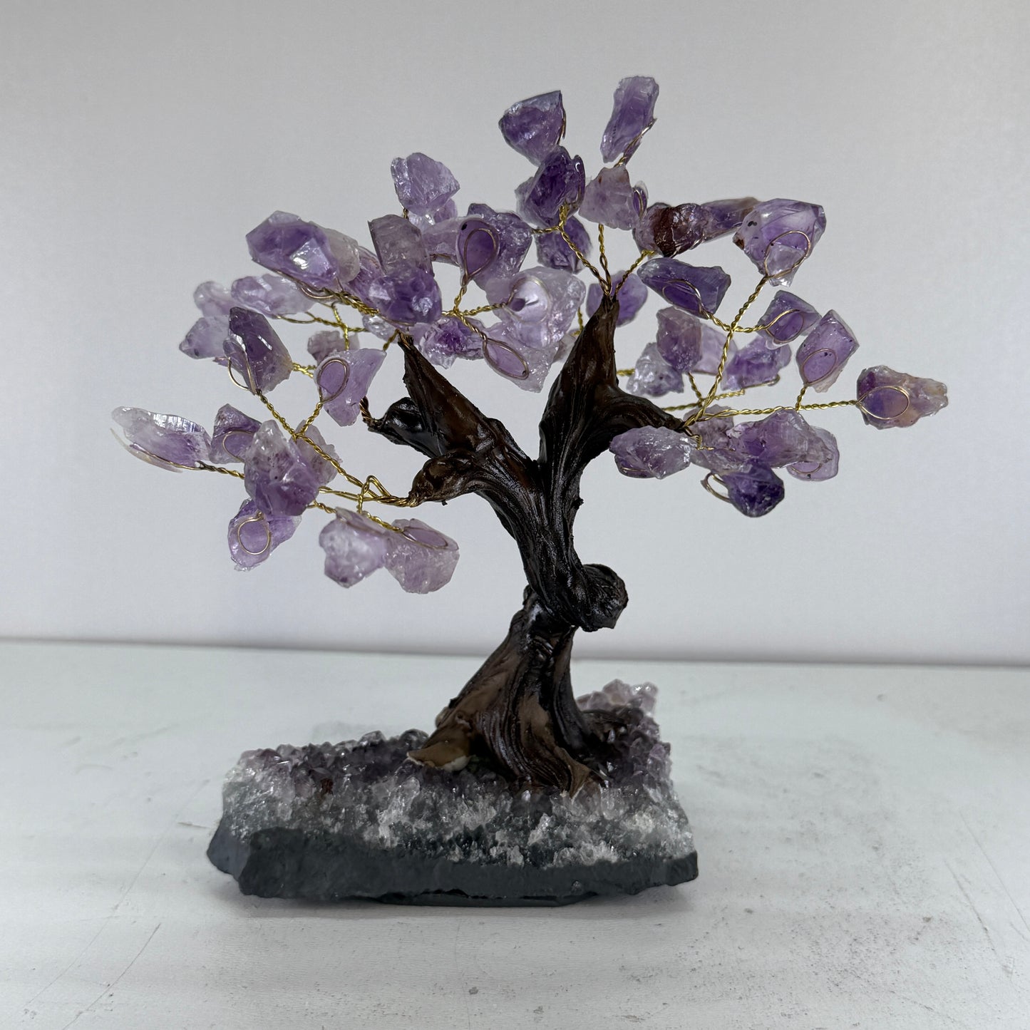 Amethyst gemstone tree