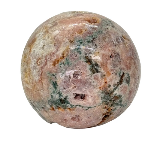 Boule d'améthyste rose n°1