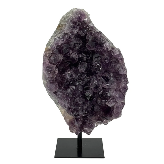 Amethist cluster op standaard #16