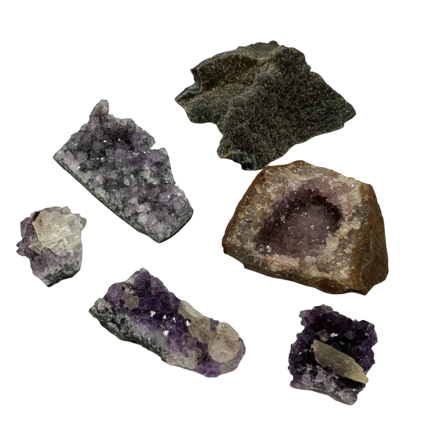 Amas d'améthyste - formations spéciales - lot 4