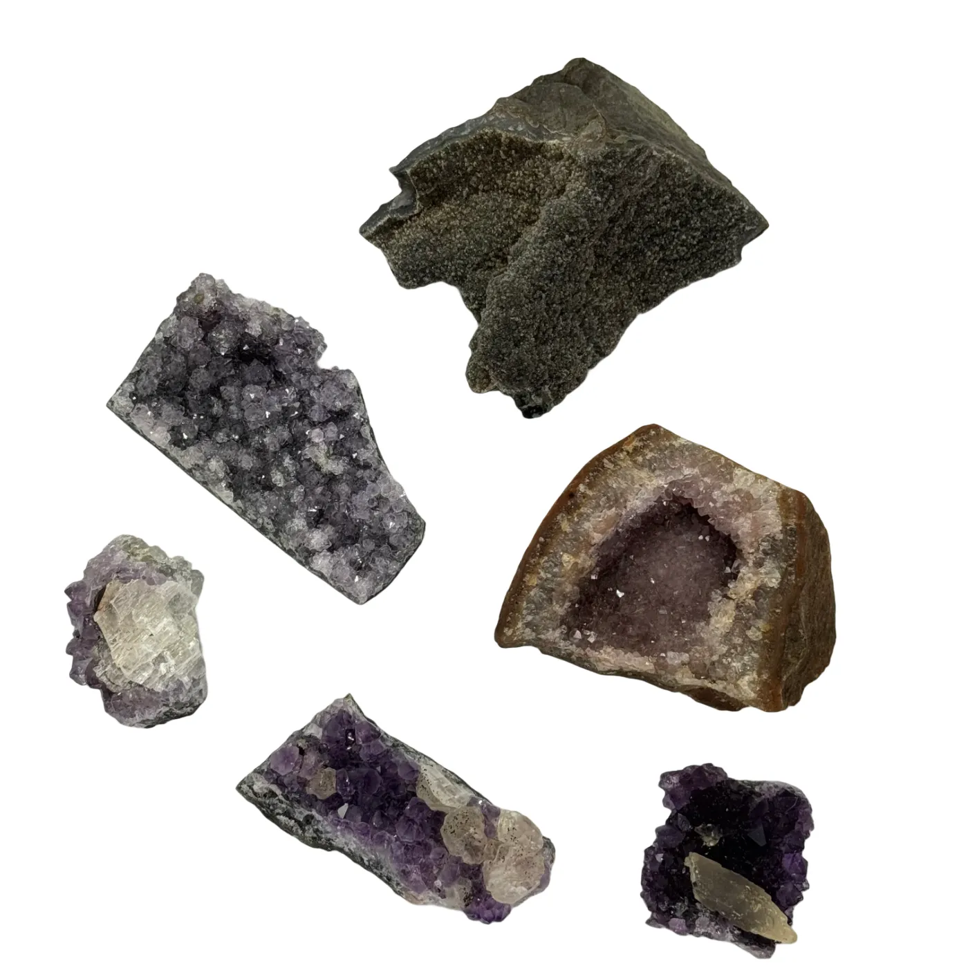 Amas d'améthyste - formations spéciales - lot 4