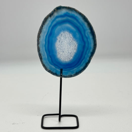 Agaat schijf op standaard 13 cm