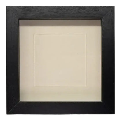 Diepe lijst 16x16x4,5 cm met wit Passe Partout