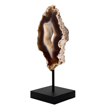 Agate naturelle sur support - polie - brute - #12