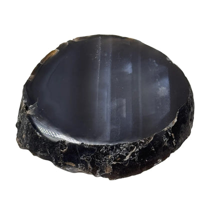 Tranche d'agate - plaque - 12 cm - #1