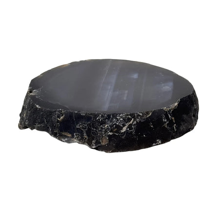 Tranche d'agate - plaque - 12 cm - #1