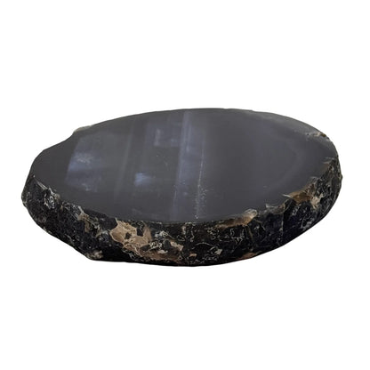Tranche d'agate - plaque - 12 cm - #1