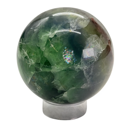 Fluorite verte - sphère - 6 cm - #1
