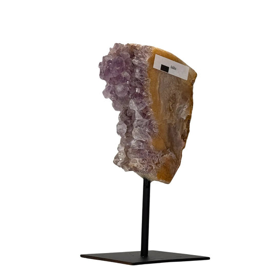 Roze amethist op standaard #2