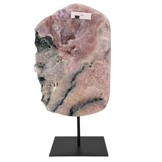 Roze amethist op standaard #6