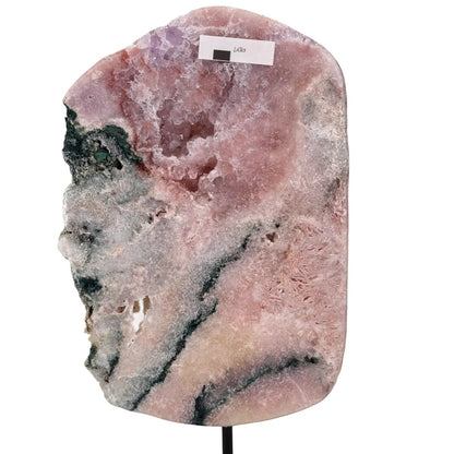 Roze amethist op standaard #6