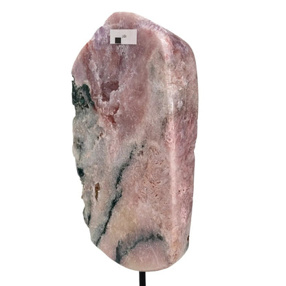 Roze amethist op standaard #6