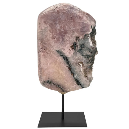 Roze amethist op standaard #6