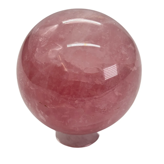 Quartz rose - sphère - boule - 7 cm - #1