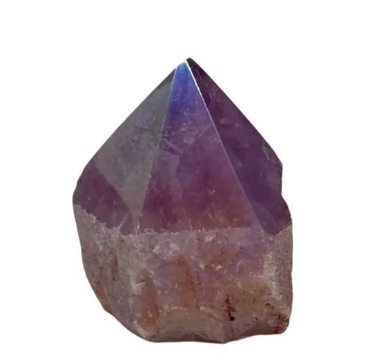 Pointe polie supérieure en quartz aura titane n° 3