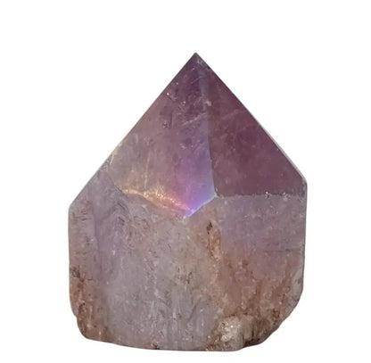 Pointe polie supérieure en quartz aura titane n° 3