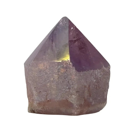 Pointe polie supérieure en quartz aura titane n° 3
