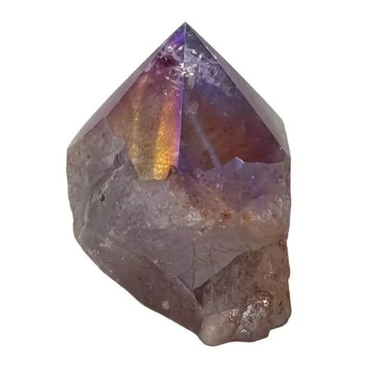 Pointe polie supérieure en quartz aura titane n° 4