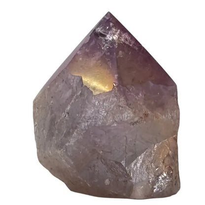 Pointe polie supérieure en quartz aura titane n° 4