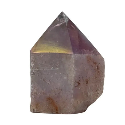 Pointe polie supérieure en quartz aura titane n° 4
