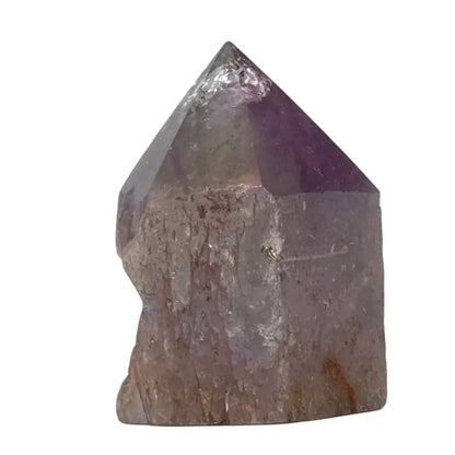 Pointe polie supérieure en quartz aura titane n° 4