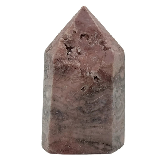 Roze amethist toren 9 cm #6