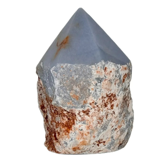 Pointe polie supérieure en angélite n°1