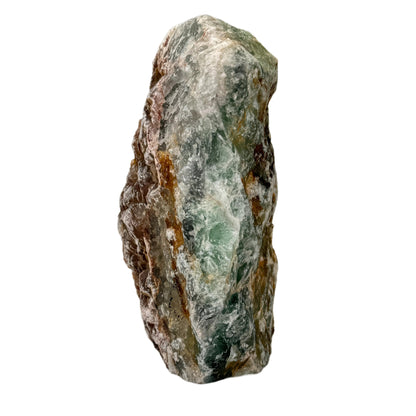 Fluorite verte - brute et polie - base taillée - 19 cm #1