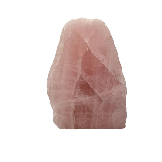 Quartz rose - Brut et poli - Base taillée - 17 cm #2