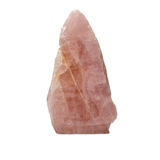 Quartz rose - Brut et poli - Base taillée - 21 cm #3