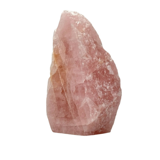 Quartz rose - Brut et poli - Base taillée - 21 cm #3